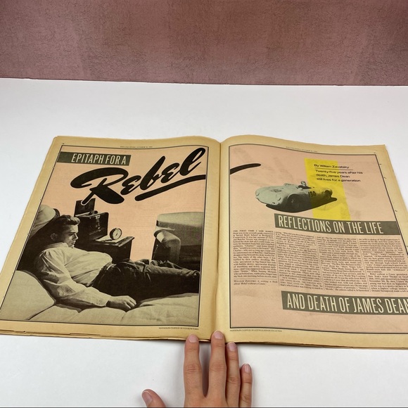 Vintage Rolling Stone Magazine Pat Benatar James Dean October 16, 1980 Music Art - Picture 6 of 7